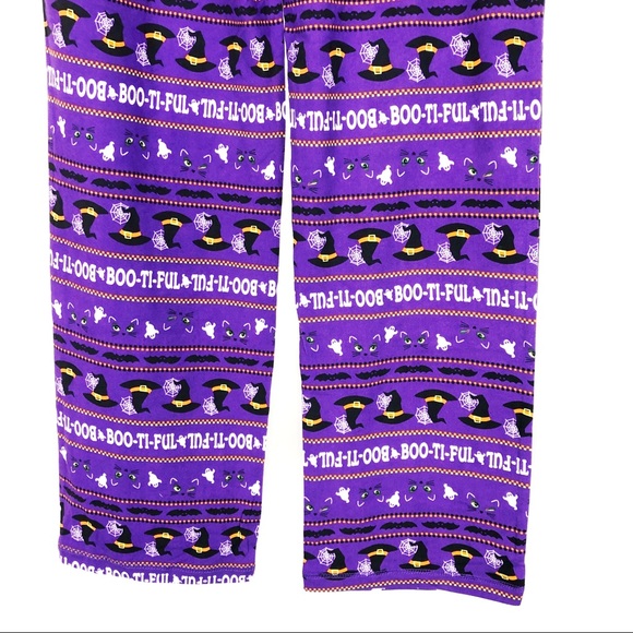(R-22) Halloween Sleep Pants Medium Purple - Picture 5 of 7